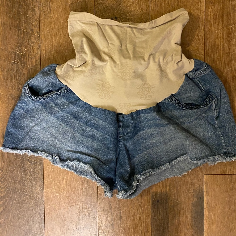 Jessica Simpson Maternity denim jeans shorts
